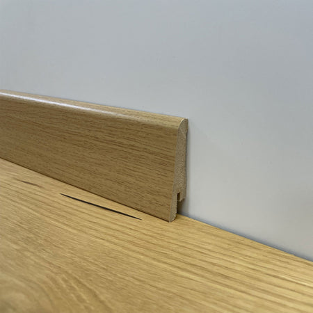 €1,69 - BATTISCOPA ZOCCOLINO in FIBRA DI LEGNO 60x15 Vari decori, Parquet, Laminati, SPC, LVT Eternal Parquet