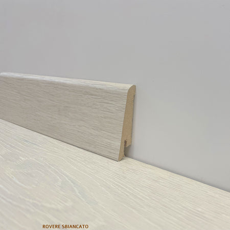 €1,69 - BATTISCOPA ZOCCOLINO in FIBRA DI LEGNO 60x15 Vari decori, Parquet, Laminati, SPC, LVT Eternal Parquet