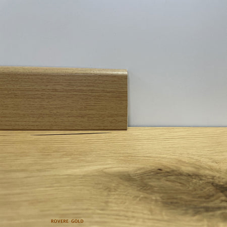 €1,69 - BATTISCOPA ZOCCOLINO in FIBRA DI LEGNO 60x15 Vari decori, Parquet, Laminati, SPC, LVT Eternal Parquet