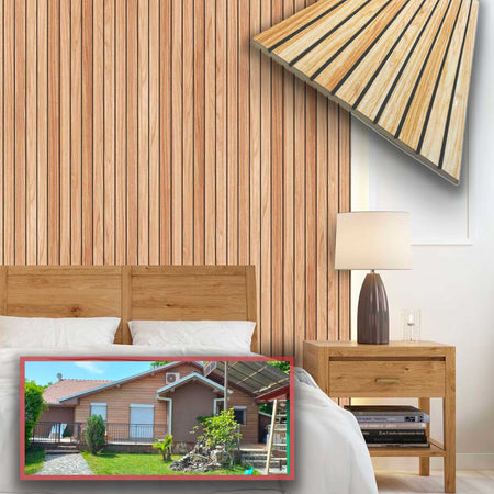 CAPPOTTO esterno - interno isolante in STYROFOAM 3D da 2cm con sabbiatura e malta MILLERIGHE ROVERE - Eternal Parquet