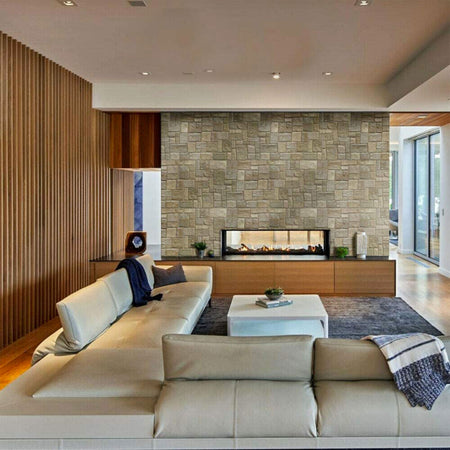 Pannelli 3D Rivestimento a parete in PVC effetto PIETRA NATURALE Realistici e isolanti. - Eternal Parquet