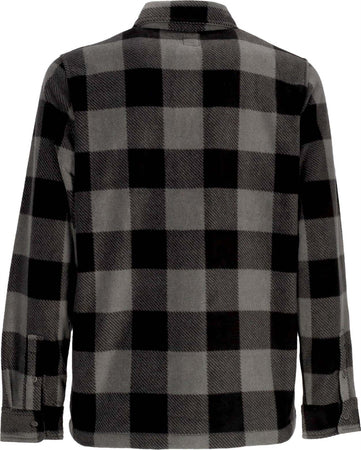 ETNIES-Camicia-Manica-Lunga-Uomo-Woodsman-Fleece-Charcoal-da-uomo