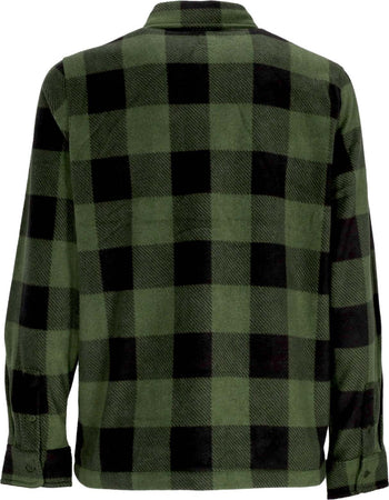 ETNIES-Camicia-Manica-Lunga-Uomo-Woodsman-Fleece-Olive-da-uomo