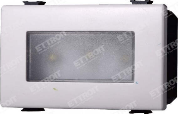 ETTROIT LAMPADA 3P SEGNAPASSO LED 220V ON/OFF 3000K compatibile matix btcino | MT0323 Fai da te/Materiale elettrico/Cablaggio di superficie/Scatole di derivazione Zencoccostore - Formia, Commerciovirtuoso.it