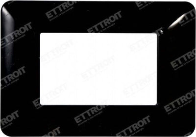 ETTROIT PLACCA PLASTICA 3P NERO compatibile matix bticino| MT83302 Fai da te/Materiale elettrico/Placche/Placche per prese Zencoccostore - Formia, Commerciovirtuoso.it