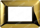 ETTROIT PLACCA PLASTICA 3P ORO LUCIDO compatibile matix bticino| MT83312 Fai da te/Materiale elettrico/Placche/Placche per prese Zencoccostore - Formia, Commerciovirtuoso.it