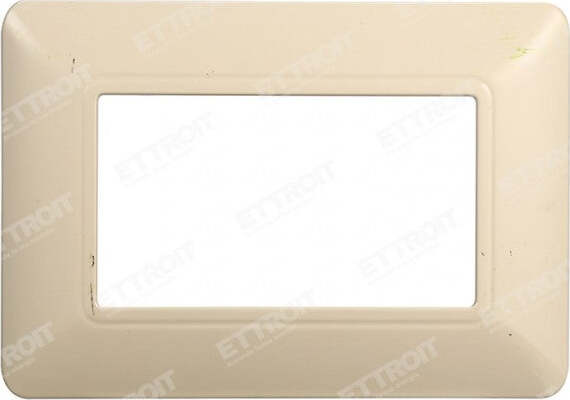 ETTROIT PLACCA PLASTICA 3P SABBIA compatibile matix bticino| MT83309 Fai da te/Materiale elettrico/Placche/Placche per prese Zencoccostore - Formia, Commerciovirtuoso.it