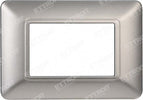 ETTROIT PLACCA PLASTICA 3P SILVER compatibile matix bticino| MT83306 Fai da te/Materiale elettrico/Placche/Placche per prese Zencoccostore - Formia, Commerciovirtuoso.it