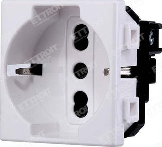 ETTROIT PRESA SCHUKO 2P+T 16A compatibile matix bticino| MT2102 Fai da te/Materiale elettrico/Prese elettriche ed accessori/Prese a muro Zencoccostore - Formia, Commerciovirtuoso.it