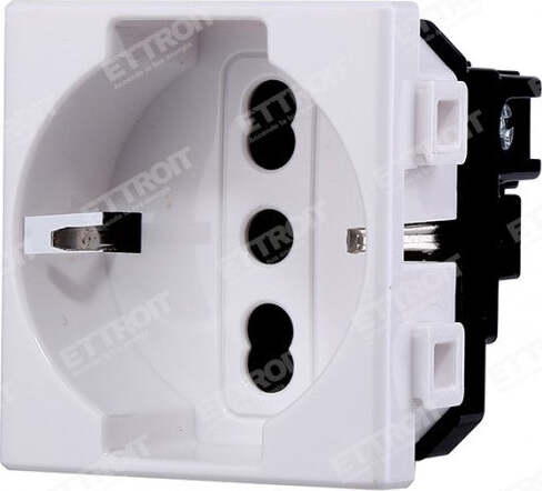 ETTROIT PRESA SCHUKO 2P+T 16A compatibile matix bticino| MT2102 Fai da te/Materiale elettrico/Prese elettriche ed accessori/Prese a muro Zencoccostore - Formia, Commerciovirtuoso.it