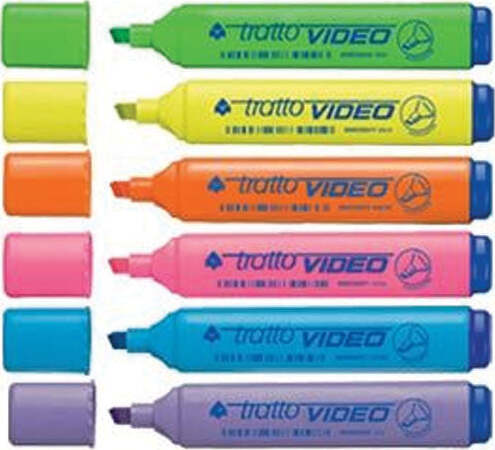Evidenziatore-Tratto-video-colori-assortiti-20-pezzi-Fila