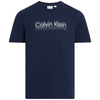 Calvin Klein t-shirt blu doppio logo K10K114149CEF T-shirt Calvin Klein
