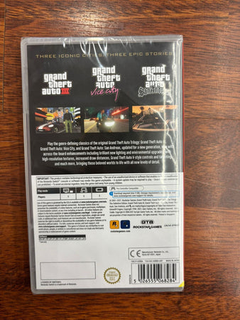 Grand Theft Auto (Gta) The Trilogy Switch UK
