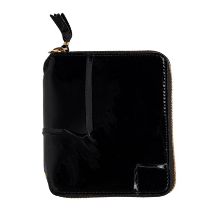 COMME DES GARCONS WALLET Reversed Hem portafoglio in pelle in nero da donna