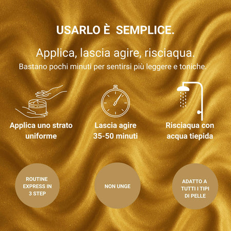 Fango Anticellulite Drenante – Effetto Tonificante e Levigante per Pelle più Liscia e Compatta | Sensazione di Freschezza con Formula Idratante | Facile da Applicare e Risciacquare - Terranera 500gr