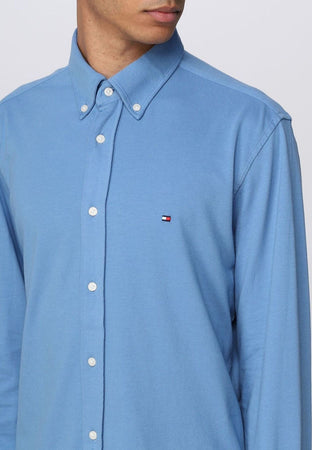 Tommy Hilfiger CAMICIA GARMENT DYED PIQUE RF SHIRT da uomo