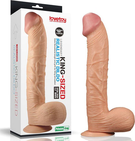Fallo Realistico Gigante Extra Large XL Lovetoy Dildo King Con Testicoli E Ventosa 32cm Salute e cura della persona/Erotismo e contraccezione/Sex toys/Dildo/Dildo realistici Kondorama - Martinsicuro, Commerciovirtuoso.it