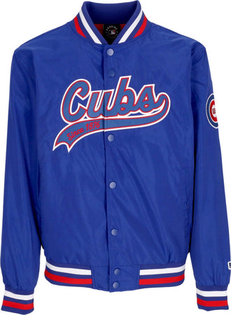 FANATICS-BRANDED-Giubbotto-Bomber-Uomo-Mlb-Sateen-Jacket-Chicub-Original-Team-Colors-da-uomo