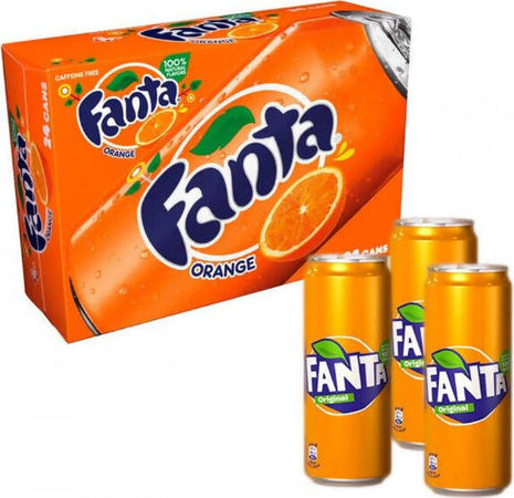 24 Lattine Fanta gusto Arancia confezione da 24 pezzi Fanta lattina 33 cl bibita gassata in lattina Non solo caffè online - Albano Laziale, Commerciovirtuoso.it