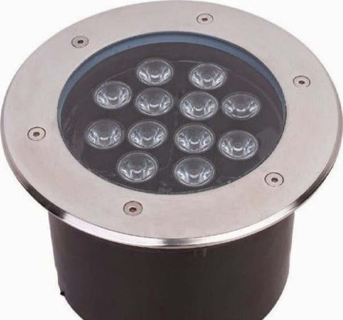 Faretto 12W 12 led incasso pavimento faro giardino bianco calpestabile IP68  Trade Shop italia - Napoli, Commerciovirtuoso.it