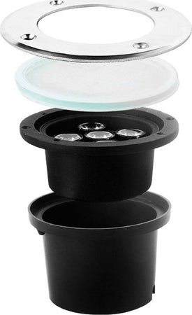 FARETTO 3W 3 LED INCASSO PAVIMENTO FARO GIARDINO CALPESTABILE IP68 SEGNAPASSO  Trade Shop italia - Napoli, Commerciovirtuoso.it