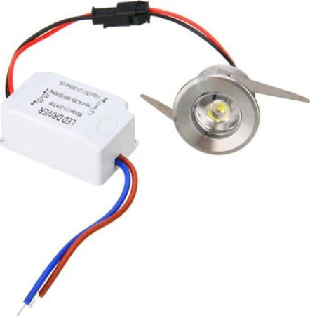 10x Faretto Led 1w Punto Luce Segnapasso Ad Incasso Scale Luce Calda Fredda 220v Faretti per interno Trade Shop italia - Napoli, Commerciovirtuoso.it