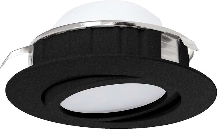 Faretto-Ad-Incasso-Contemporaneo-Pineda-Policarbonato-Nero-Led-Integrato-5,5W