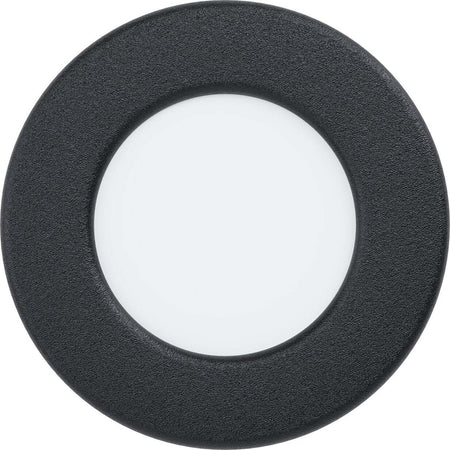 Faretto-Ad-Incasso-Moderno-Fueva-5-Acciaio-Nero-Led-Integrato-2,7W-3000K