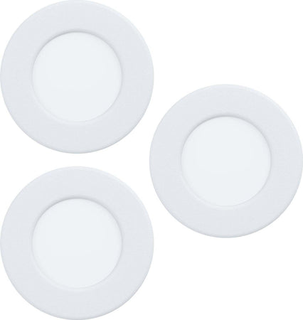 Faretto-Ad-Incasso-Moderno-Fueva-5-In-Acciaio-Bianco-3-Luci-Led-2,7W-3000K