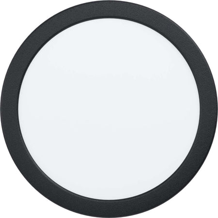 Faretto-Ad-Incasso-Moderno-Fueva-5-In-Acciaio-Nero-Led-Integrato-17W-3000K