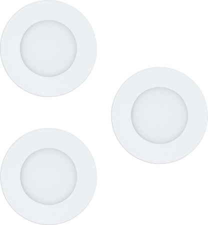 Faretto-Ad-Incasso-Moderno-Fueva-Z-In-Acciaio-Bianco-3-Luci-Led-2,8W-2700-6500K