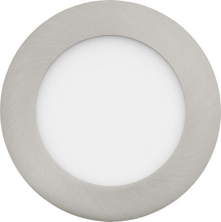 Faretto-Ad-Incasso-Moderno-Fueva-Z-In-Acciaio-Nichel-Satinato-Led-Integrato-5,4W