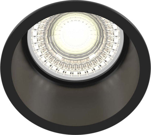 Faretto-Da-Incasso-Moderno-Reif-Alluminio-Nero-1-Luce-Diffusore-Vetro