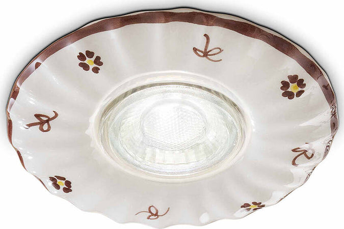 Faretto-Incasso-Classico-Pescara-Ceramica-Bianco-Decorato-Filo-Blu-1-Luce-Gu10