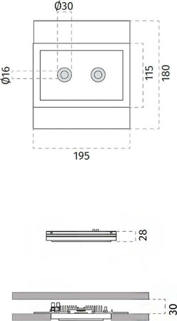 Faretto-incasso-gesso-9010-Belfiore-MINILED-DOR-4248-S-50G-IP20-IP44-plafone-soffitto-bianco-verniciabile