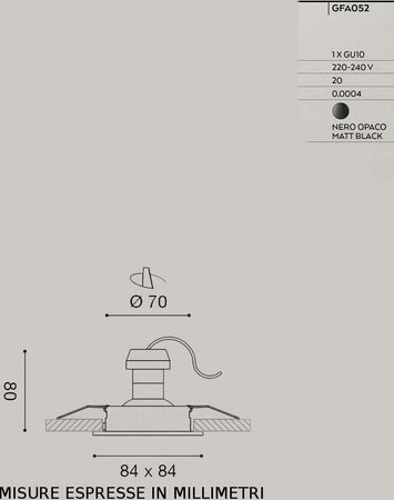 Faretto-incasso-led-moderno-Gea-Led-ORIM-Q-GFA052-GU10-spot-orientabile-alluminio-cartongesso