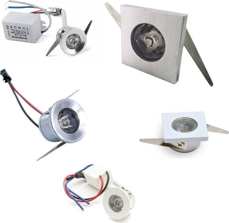 FARETTO-INCASSO-LUCE-LED-1W-PUNTO-LUCE-220V-controsoffitto-100lm/w-ip20