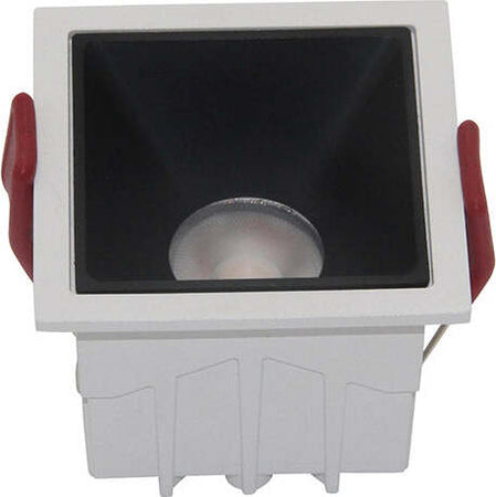 Faretto-Incasso-Moderno-Alfa-Led-Alluminio-Bianco-Diffusore-Nero-Dimm.