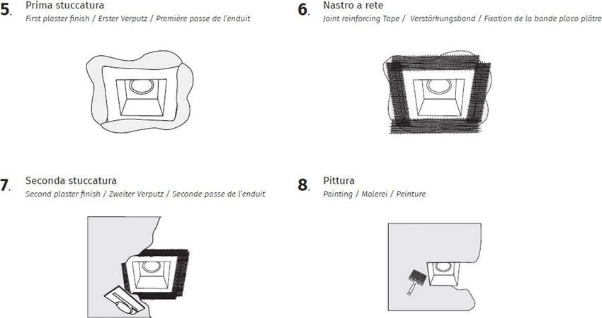 Faretto-incasso-Sforzin-illuminazione-ATTICA-ORIENTABILE-T177-GU10-LED-moderno-lampada-soffitto-cartongesso