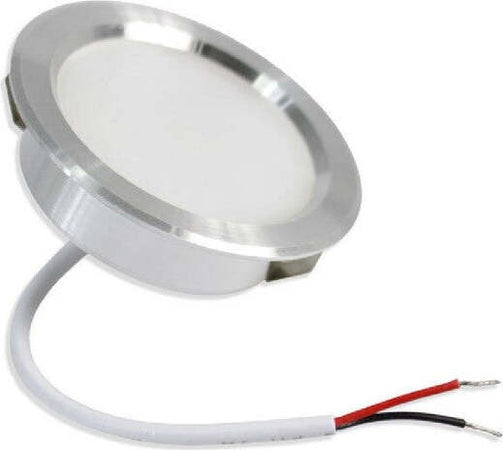 Faretto-Led-3w-Ad-Incasso-Rotondo-Luce-Calda-Fredda-Naturale-Opaco-Bordo-Argento