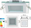 Faretto led 6W Pannello vetro incasso Quadrato luce Fredda 6400k Illuminazione/Illuminazione per esterni/Proiettori Zencoccostore - Formia, Commerciovirtuoso.it