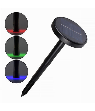 Faretto Led Rgb Solare Picchetto Ricaricabile Impermeabile Esterni Ip65 Fy-rgb