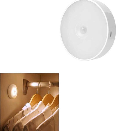 Faretto-Led-Sensore-Rileva-Movimento-Lampada-6-W-Luce-Naturale-Ricaricabile-Usb-Universo