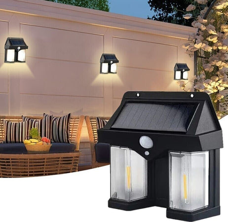 Faretto-LED-solare-lampada-applique-2W-da-esterno-sensore-movimento-luce-calda-1200LM-CL-228