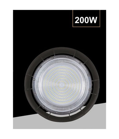 Faretto Led Ufo Lampada A Sospensione 200 Watt Ip65 Luce Naturale 4000k He-200w