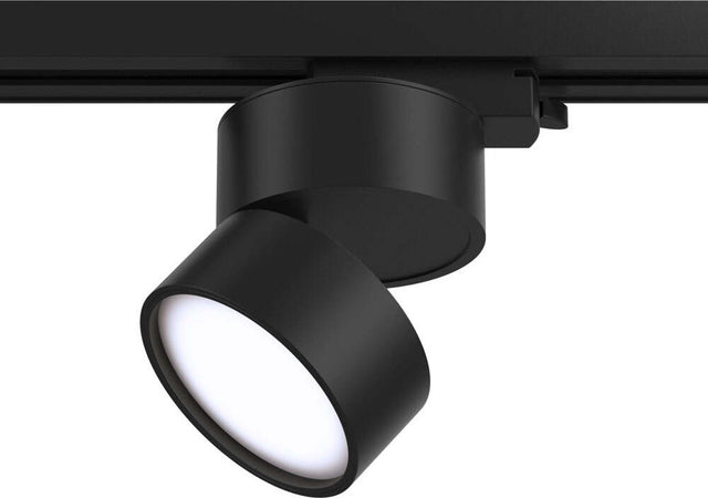 Faretto-Per-Binario-Tondo-Orientabile-Onda-In-Metallo-12W-Nero-1-Luce-Naturale