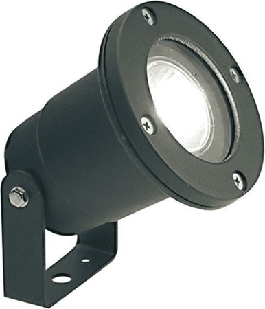 Faretto Sovil Con Staffa Orientabile In Alluminio Faretto Da Esterno Nero Attacco Portalampada Gu10 Illuminazione/Illuminazione per esterni/Lampade da parete Liquidator Italia - Nicosia, Commerciovirtuoso.it