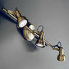 Faretto-spot-rustico-Illuminando-OLD-3-LED-lampada-parete-soffitto-classico-metallo-brunito-orientabile-21W-3000°K-1440LM-GU10