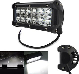 Faro-12-Led-Luce-Bianca-Per-Auto-Fuoristrada-Supplementare-36-W-Each
