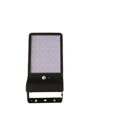 Faro 42 Led Con Pannello Solare E Sensore Di Movimento Faretto Crepuscolare 20w